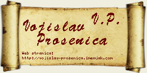 Vojislav Prosenica vizit kartica